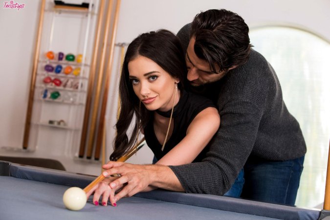 Gia Paige – Chick drinks sperm photo 1